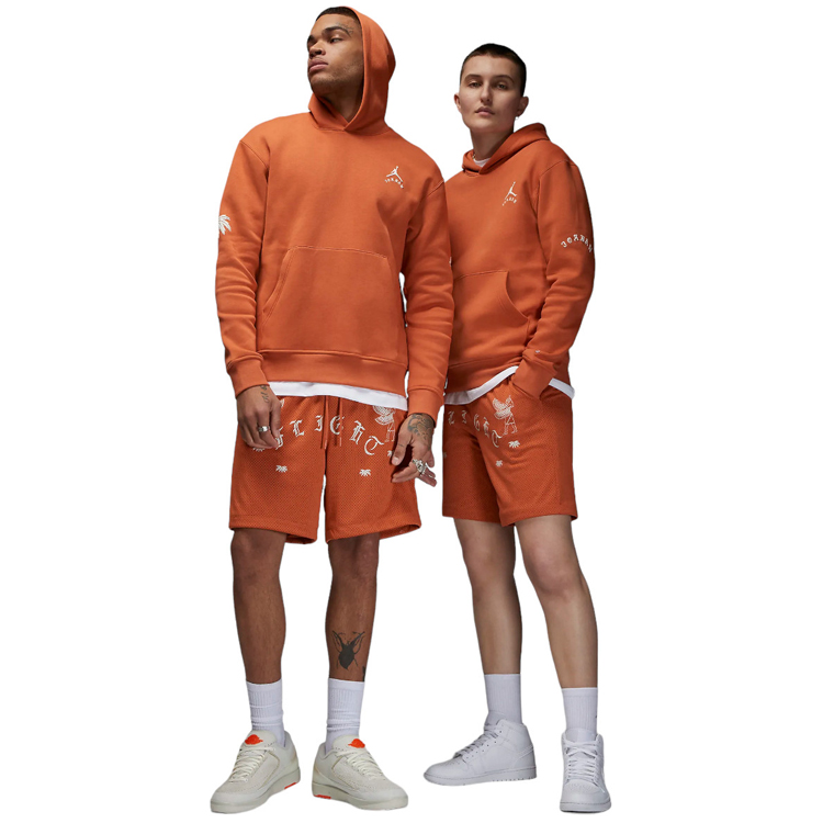 Sorti de bărbați Nike M J FLT ARTST SRS MESH SHORT M Oranj photo 3