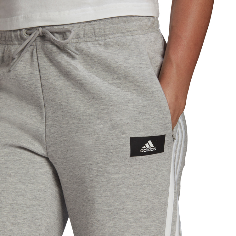 Брюки Adidas W FI 3S Reg Pnt 2XS Серый Женский photo 2