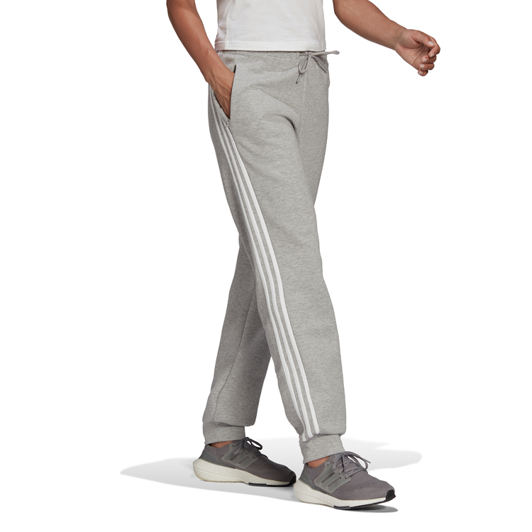 Брюки Adidas W FI 3S Reg Pnt 2XS Серый Женский photo 3