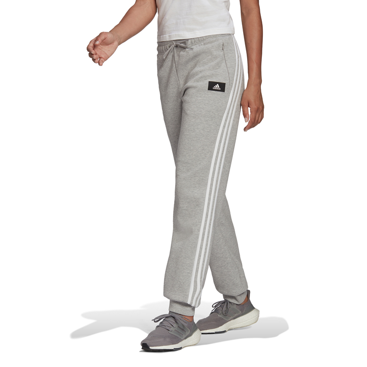 Брюки Adidas W FI 3S Reg Pnt 2XS Серый Женский photo 5