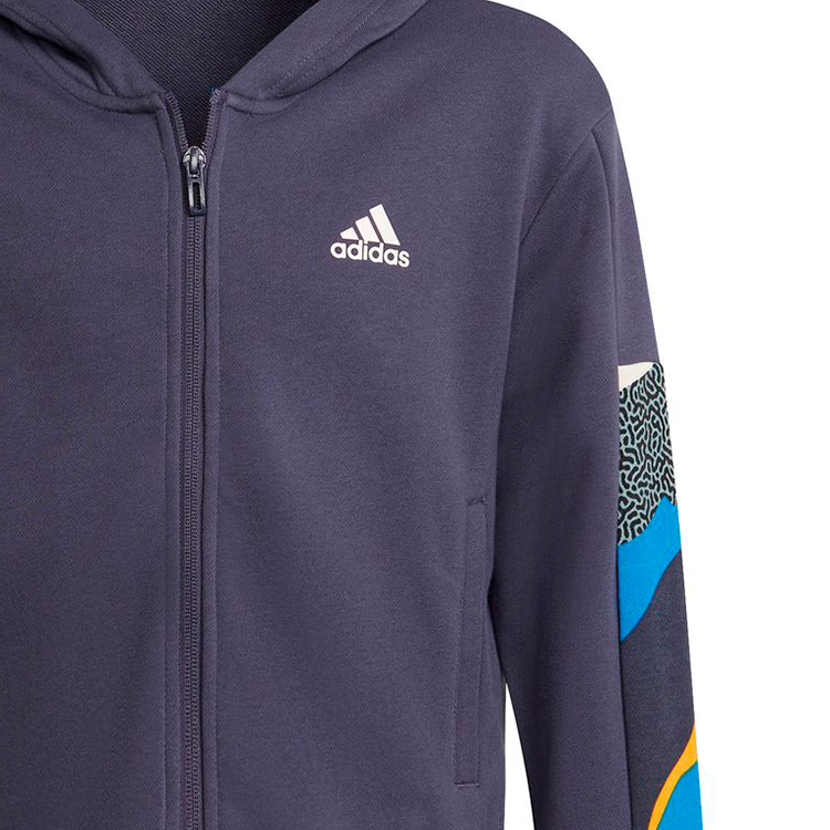 Costum sportiv Adidas G AOP COTTON TS / Femei / 128 / Albastru photo 6
