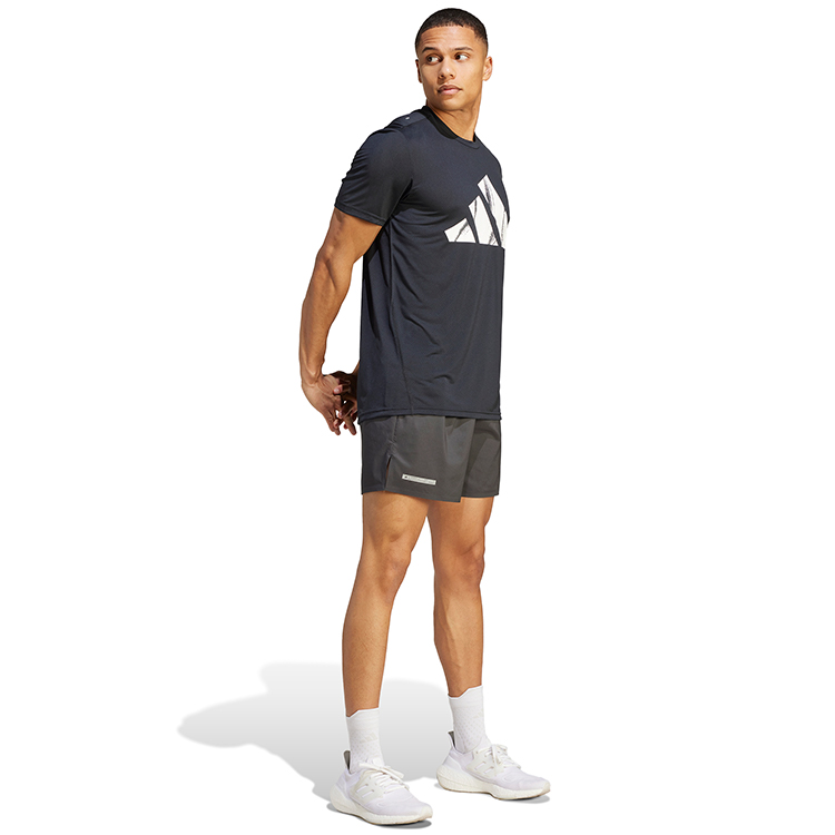 Tricou bărbătesc Adidas RUN IT BOS TEE S Negru photo 2