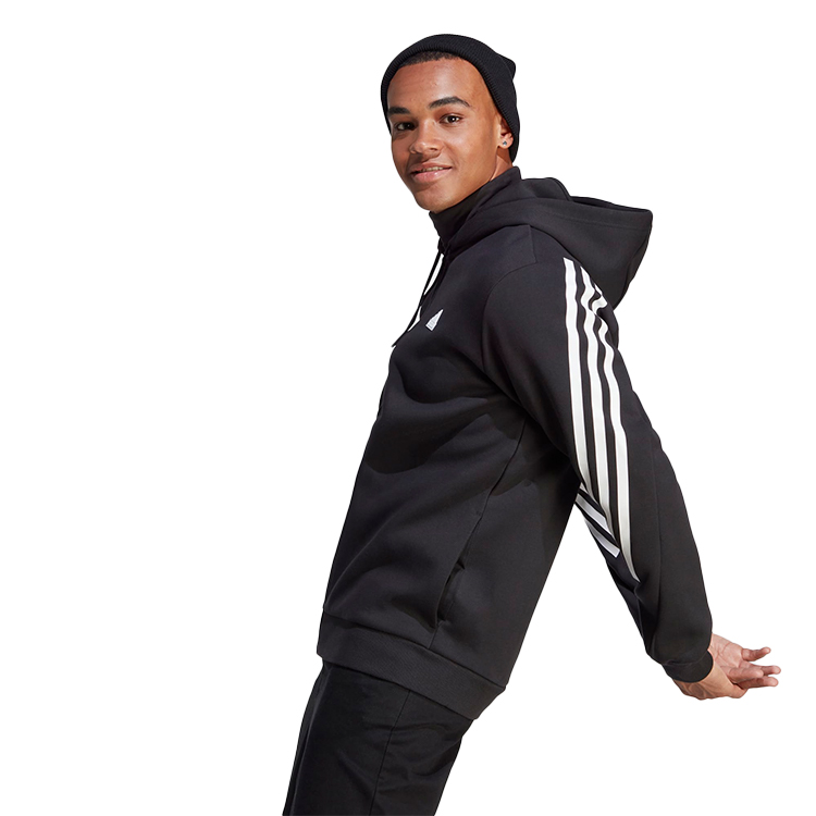 Hanorac pt bărbați Adidas M FI 3S FZ 2XL Negru photo 4
