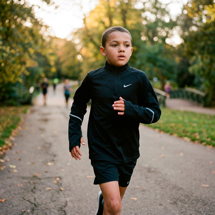 Long-sleeve Nike Miler Half Zip photo 2