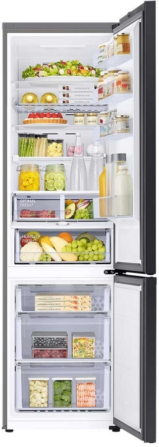 Холодильник двухдверный Samsung RB38C6B6D12 / 385 л / 203 см / E / Белый photo 10