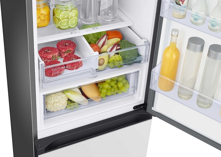 Холодильник двухдверный Samsung RB38C6B6D12 / 385 л / 203 см / E / Белый photo 11