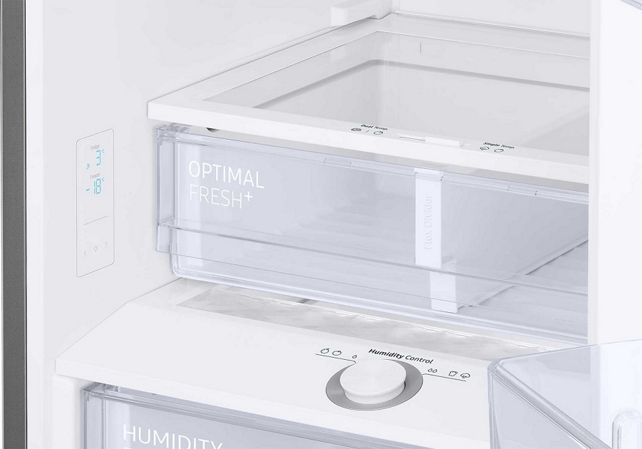 Холодильник двухдверный Samsung RB38C6B6D12 / 385 л / 203 см / E / Белый photo 2