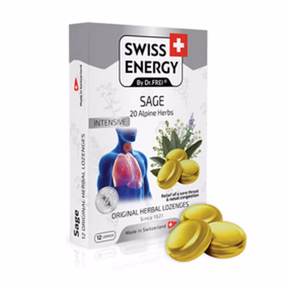 Витамины Swiss Energy Swiss Energy 20 plante SALVIE drajeuri N12 