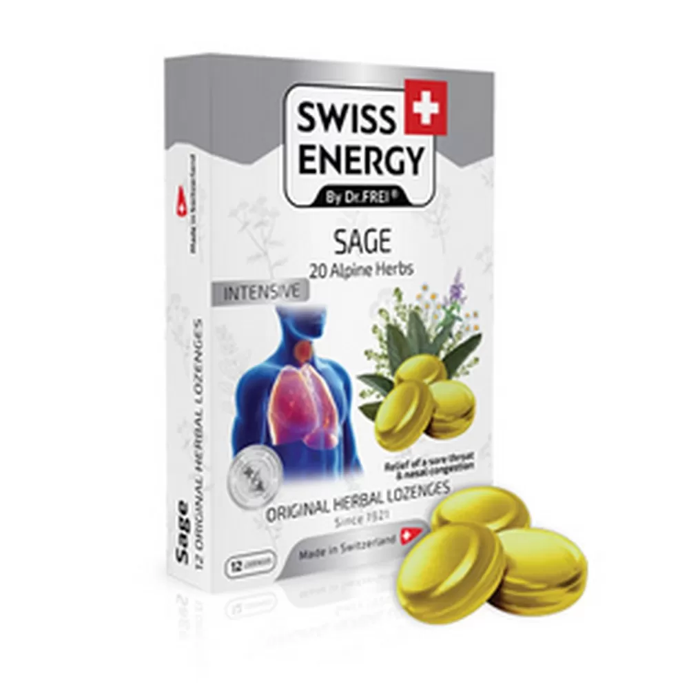 Витамины Swiss Energy Swiss Energy 20 plante SALVIE drajeuri N12