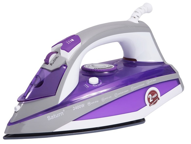 Fier de calcat Saturn ST-CC1112, 360 ml, Violet-alb photo 