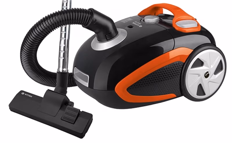 Пылесос с мешком Vitek VT-8112, 3.0 л  и более, 1800 Вт, Черный 