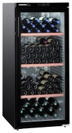 Винный холодильник Liebherr WKb3212, 164 бутылок, 135 см, A, Черный