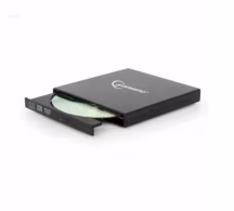 External DVDRW Drive Gembird DVD-USB-02, Portable-17mm, CDR/RW +24x/-24x, DVDR+8x/-8x, RW+6x/-6x, DL+6x, RAM 5x, USB2.0, Black, Retail
