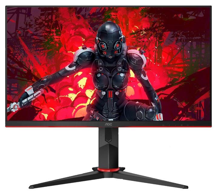 23.8" AOC IPS LED 24G2U5/BK Borderless Black/Red (1ms, 1000:1, 250cd, 1920x1080, 178°/178°, AMD Free-Sync 75Hz, VGA, HDMIx2, DisplayPort, USB Hub: 4 x USB3.0, Speakers 2 x 2W, Audio Line-out, Height Adjustment, Pivot, VESA) photo 1