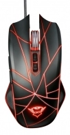 Trust Gaming GXT 160 Ture RGB Mouse, 250 - 4000 dpi, 7 Programmable button, RGB lighting, 1,7 m USB, Black