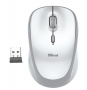 Trust Yvi Wireless Mouse - White, 8m 2.4GHz, Micro receiver, 800-1600 dpi, 4 button, Rubber sides for comfort and grip, USB thumbnav 1