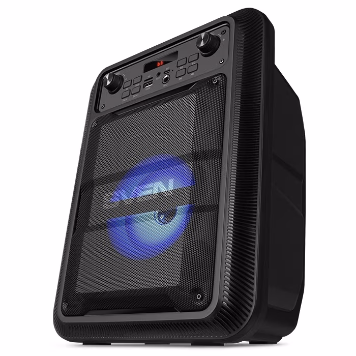 SVEN PS-400 Black, Bluetooth Portable Speaker, 12W RMS, LED display, Support for iPad & smartphone, FM tuner, USB & microSD, built-in lithium battery -1200 mAh, ability to control the tracks, AUX stereo input 