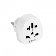 Adaptor de alimentare international la UE, 15A Gembird A-AC-EUMINTF thumbnav 2
