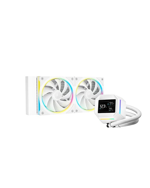 Sistem de racire lichid DEEPCOOL LM240 WH/ Universal/ 250W/ <36.07 dBA/ 66.23 CFM photo 1 Sistem de racire lichid DEEPCOOL LM240 WH/ Universal/ 250W/ <36.07 dBA/ 66.23 CFM photo 1