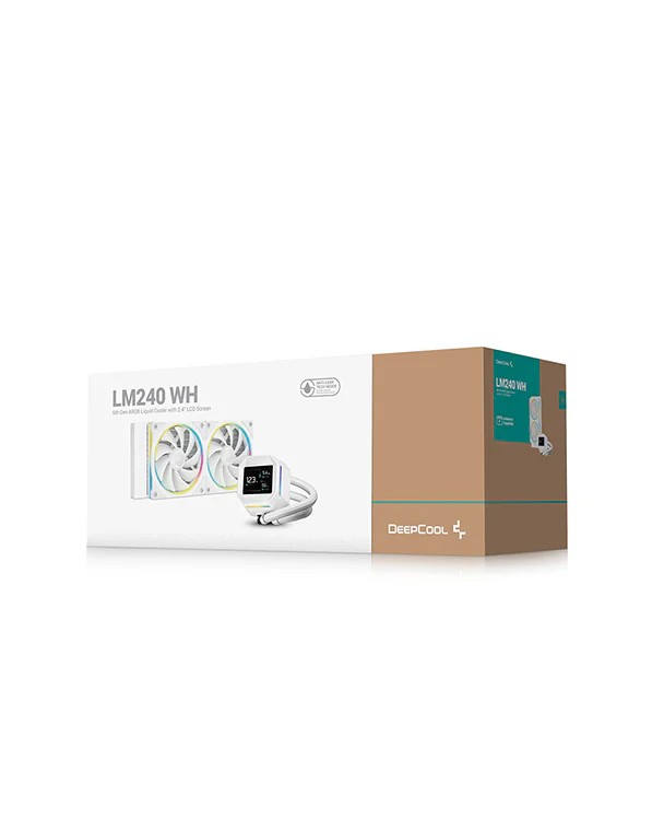 Sistem de racire lichid DEEPCOOL LM240 WH/ Universal/ 250W/ <36.07 dBA/ 66.23 CFM photo 6