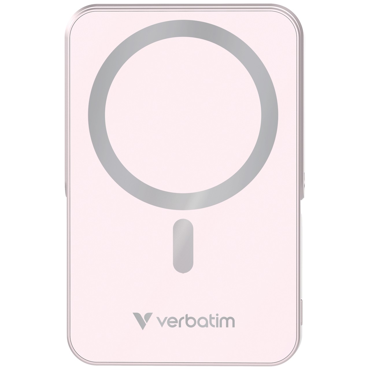 Магнитный беспроводной пауэрбанк с подставкой Verbatim Charge'n'Go / 10000 mAh / Pink photo 2