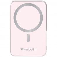 Магнитный беспроводной пауэрбанк с подставкой Verbatim Charge'n'Go / 10000 mAh / Pink thumbnav 2