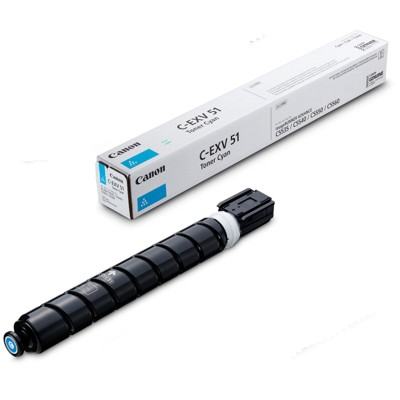 Toner Canon C-EXV51 Cyan, (681g/appr. 60 000 pages 5%) for Canon iRC55xx photo 1 Toner Canon C-EXV51 Cyan, (681g/appr. 60 000 pages 5%) for Canon iRC55xx photo 1