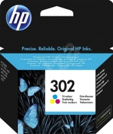 HP 302 (F6U65AE) Tri-color Original Ink Cartridge for HP DeskJet 1110 Printer,HP OfficeJet 3830/3636/5230,HP DeskJet 2130/3636,HP ENVY 4523/4527/4520 thumbnav 1