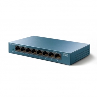 Коммутатор TP-LINK LS108G / 8 port / Gigabit / RJ45 / steel case, LiteWave, Green Technology thumbnav 2