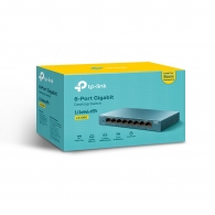 Коммутатор TP-LINK LS108G / 8 port / Gigabit / RJ45 / steel case, LiteWave, Green Technology thumbnav 3
