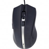 Gembird MUS-GU-02, 6-button G-laser mouse with scroll wheel, 800-2400dpi, USB, Black thumbnav 1