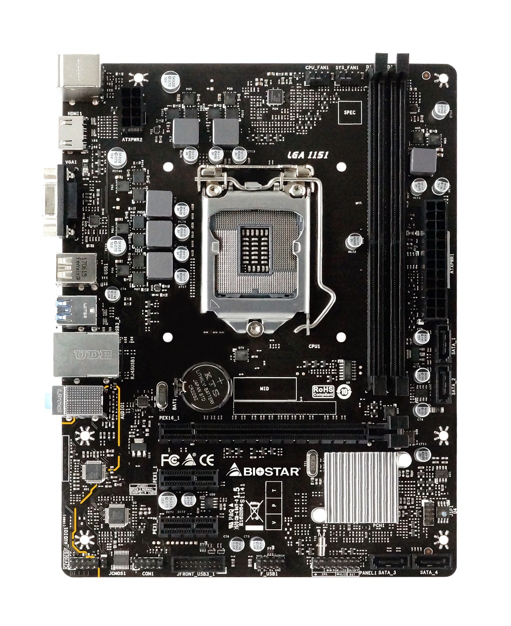 Материнская плата BIOSTAR H310MHP 3.0 / Socket 1151 / H310 / DDR4 / mATX photo 2