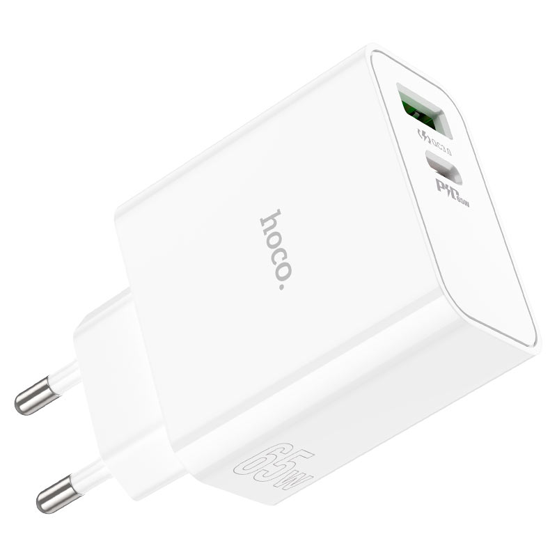 Incarcator HOCO C113A Awesome/ up to PD65W / QC3.0, White photo 2