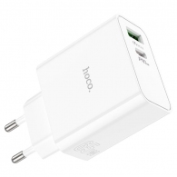 Incarcator HOCO C113A Awesome/ up to PD65W / QC3.0, White thumbnav 2