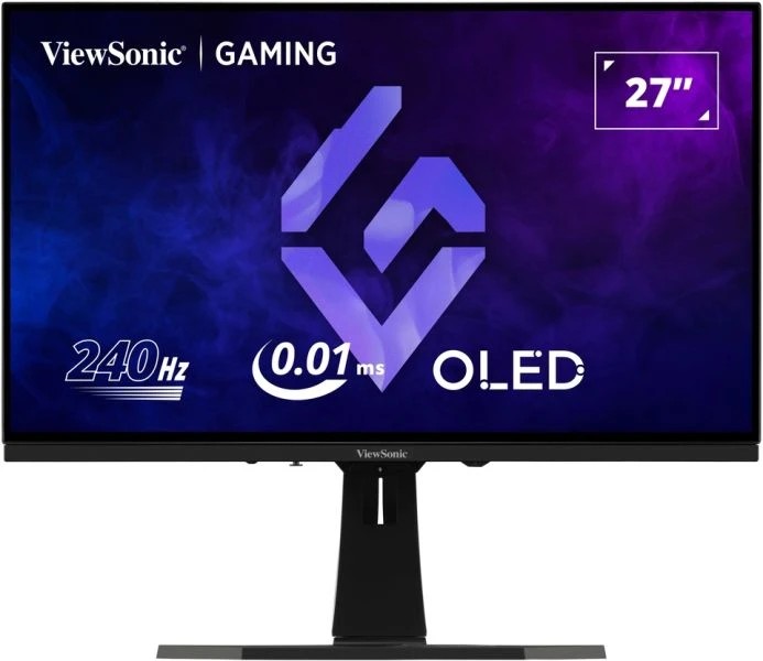 27.0” Игровой Монитор VIEWSONIC XG272-2K-OLED / OLED / 0,01ms / 2K / 240Hz / Black/White photo 1 27.0” Игровой Монитор VIEWSONIC XG272-2K-OLED / OLED / 0,01ms / 2K / 240Hz / Black/White photo 1