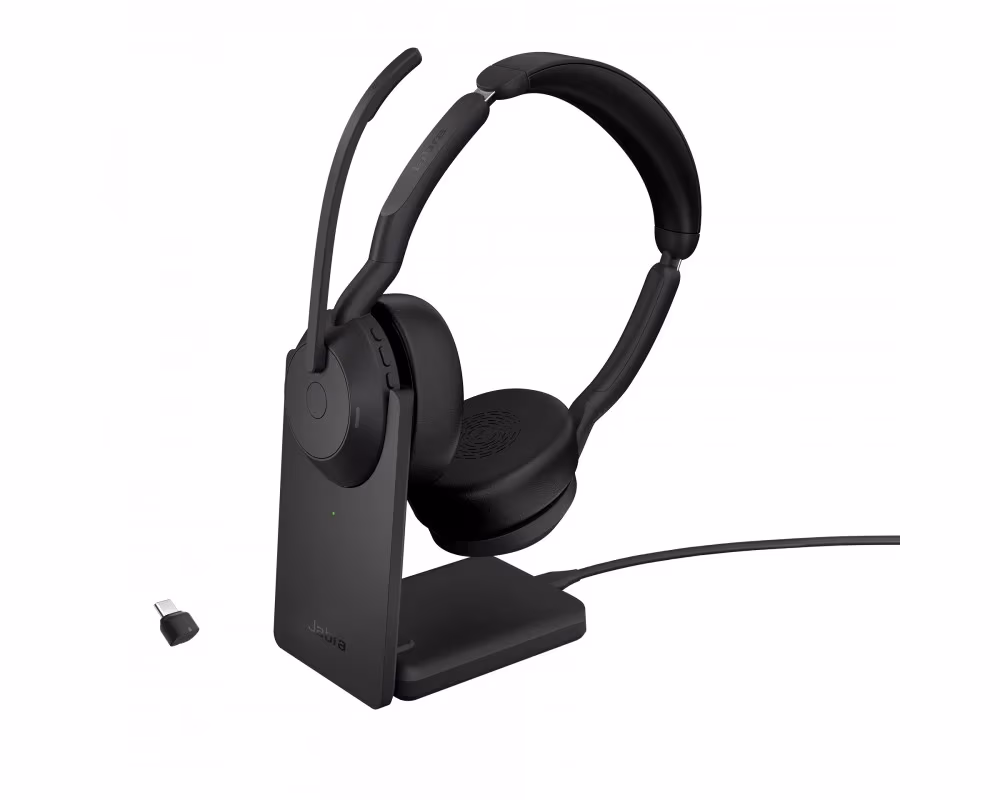 Casti Jabra Evolve2 55/ Bluetoth 5.2 / ANC / Black