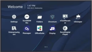 ViewSonic CDE4330, Commercial Presentation Display, 43” 3840x2160, 450nits,1200:1, 32GB Storage, 4GB RAM, HDMI2.1 x 2, HDMI out x 1, USB x 2, USB-C (Video, Data, Power), LAN (RJ-45), 10W x 2, Non-stop Operation Hours 24/7
