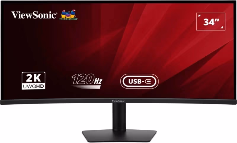 31.5” Monitor VIEWSONIC VA3420C / UltraWide QHD / 21:9 / Black