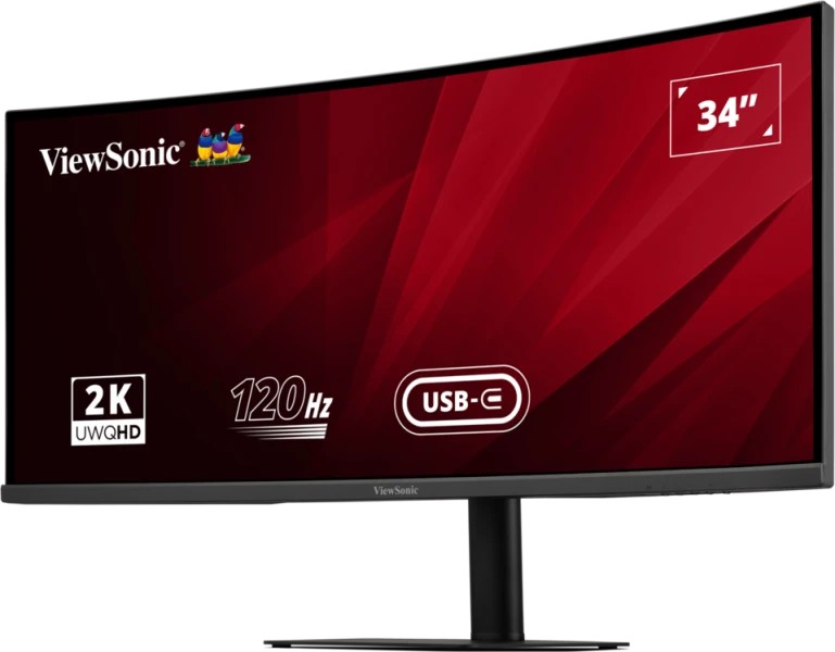 31.5” Monitor VIEWSONIC VA3420C / UltraWide QHD / 21:9 / Black photo 3
