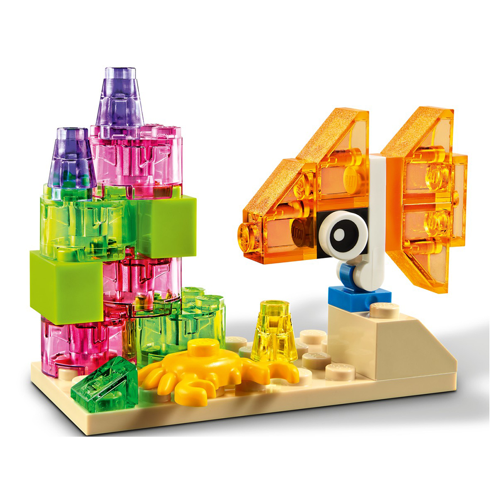Constructor Lego Classic Creative Transparent Bricks 11013 de la 4+ ani photo 8