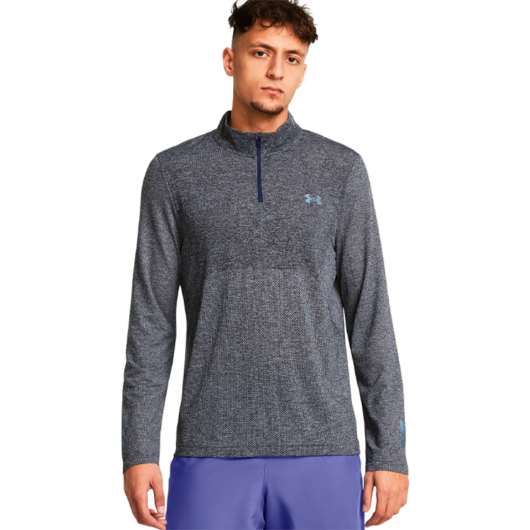 Толстовка Under Armour UA SEAMLESS STRIDE 1/4 ZIP photo Толстовка Under Armour UA SEAMLESS STRIDE 1/4 ZIP photo