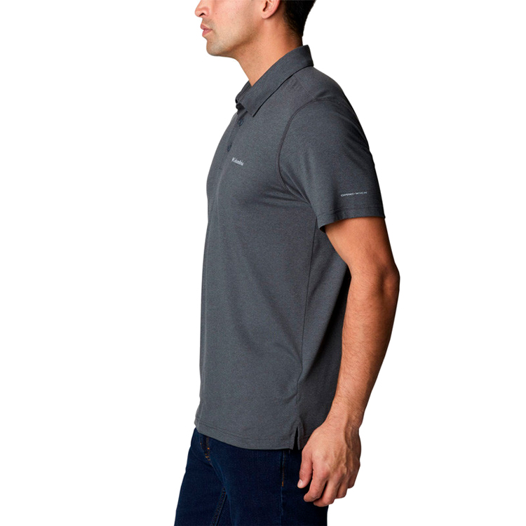  Polo pt bărbați Columbia Tech Trail Polo S Gri  photo 2