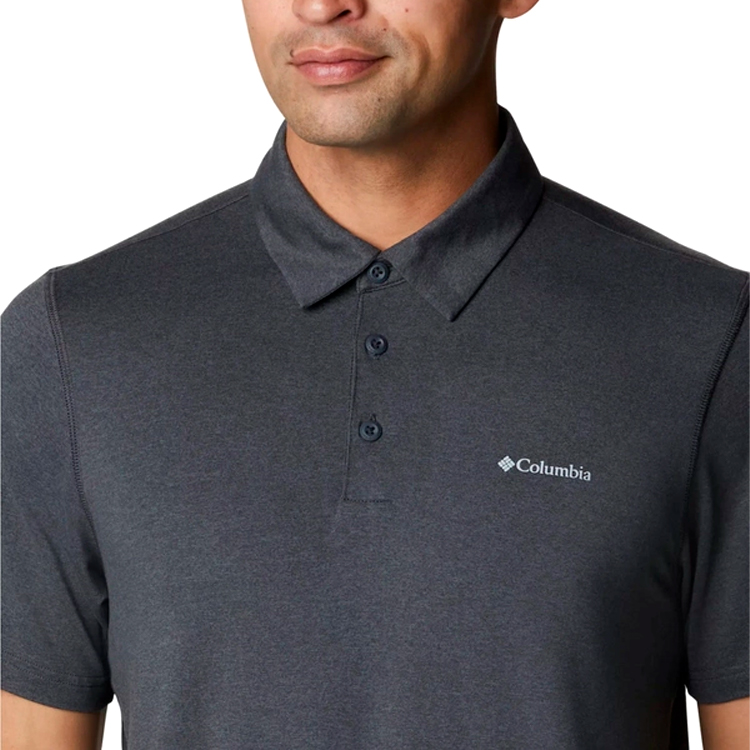  Polo pt bărbați Columbia Tech Trail Polo S Gri  photo 4