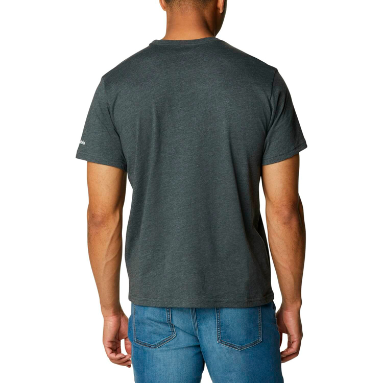 Tricou bărbătesc Columbia Trek Logo Short Sleeve Shirt S Gri photo 4
