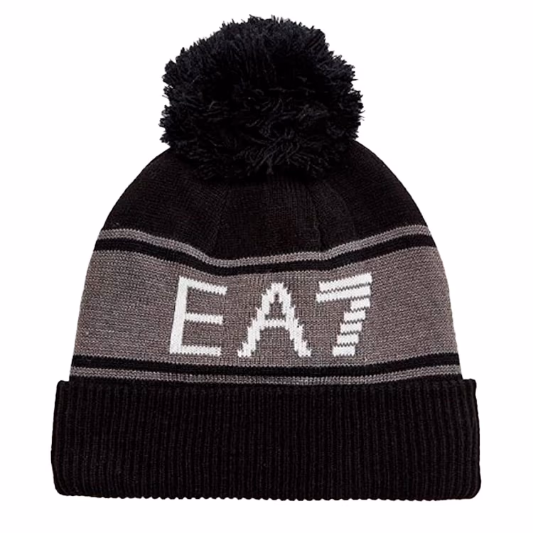  EA7 EMPORIO ARMANI MAGLIERIA BEANIE HAT 