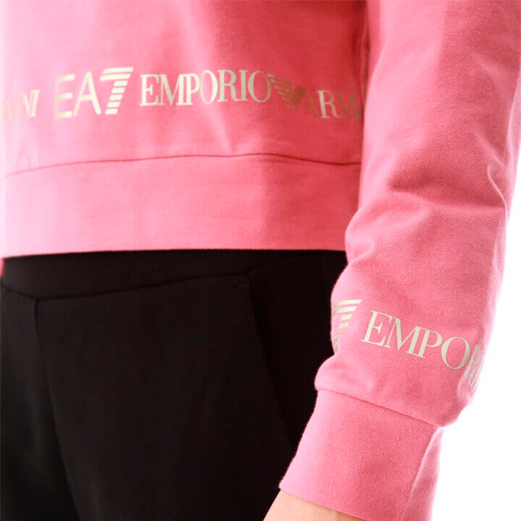 Hanorac EA7 EMPORIO ARMANI SWEATSHIRT EA7 XS Roz Femei photo 2
