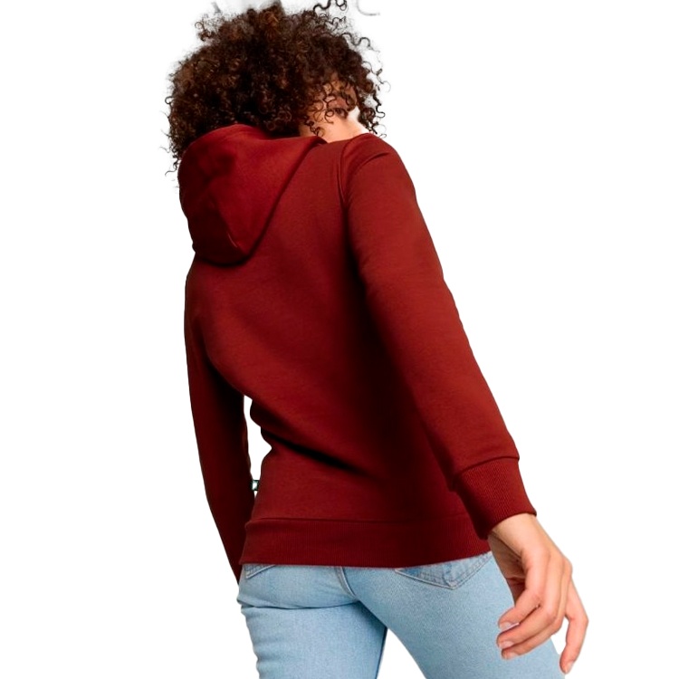 Hanorac Puma ESS Logo Hoodie FL XS Bordo Femei photo 3