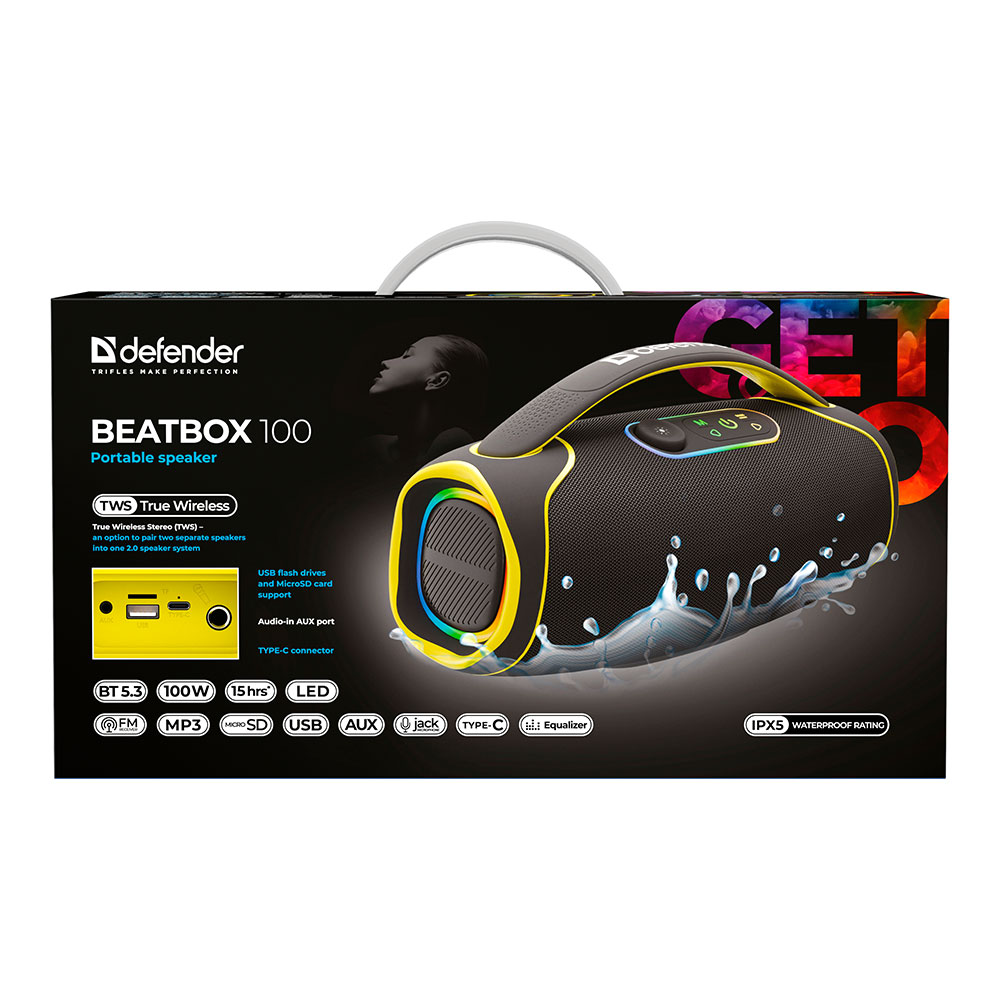 Портативная колонка Defender Beatbox 100 photo 11