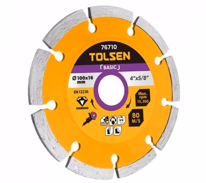 Диск aлмазный 125x22,2 мм Сегмент Tolsen