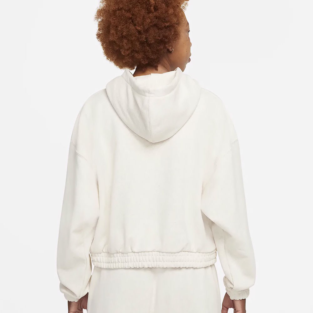Hanorac Nike W J ESSEN FLEECE HOODIE XS Bej Femei photo 3